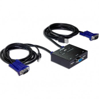 2-портовый KVM-переключатель D-LINK KVM-221