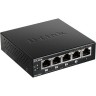 Неуправляемый коммутатор D-LINK с 5 портами 10/100/1000Base-T DGS-1005P/A1A