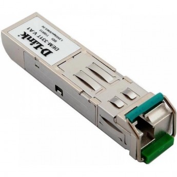 SFP-трансивер D-LINK с 1 портом 1000Base-BX-D (Tx:1550 нм, Rx:1310 нм) для одномодового оптического кабеля (до 40 км)